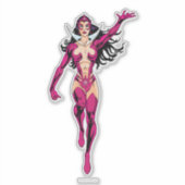 Star Sapphire Hand erhöht Aufkleber (Vorderseite)