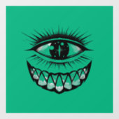 Star Scarred Cyclops Fensteraufkleber (Blatt)