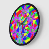 Star Seeker Große Wanduhr (Winkel)