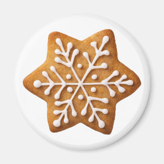 Star Shape Christmas Gingerbrot Magnet