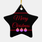 Star Shaped 2020 Personalisierte Weihnachten Keramik Ornament (Hinten)