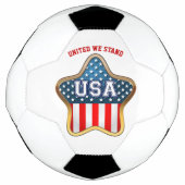 Star-Shaped American Flag Soccer Ball (Vorderseite)