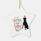 Star Shaped Boxer Dog Weihnachtsschmuck (Links)