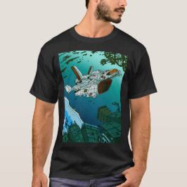 Star Ship and Orbital Space Station. Flottenkriege T-Shirt