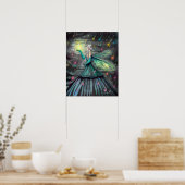 Star Showers Fairy Fantasy Art von Molly Harrison Poster (Küche)