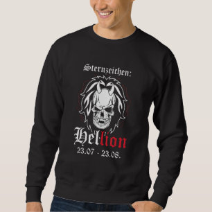 Star Sign Rock Hellion für Löwen Sweatshirt