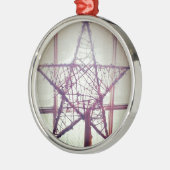 Star Silbernes Ornament (Links)