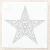 Star Silhouette Glass Untersetzer (Rückseite)