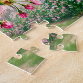 Star Singing in Cherry Tree Illustration Puzzle (Seite)