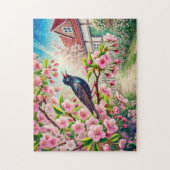 Star Singing in Cherry Tree Illustration Puzzle (Vertikal)