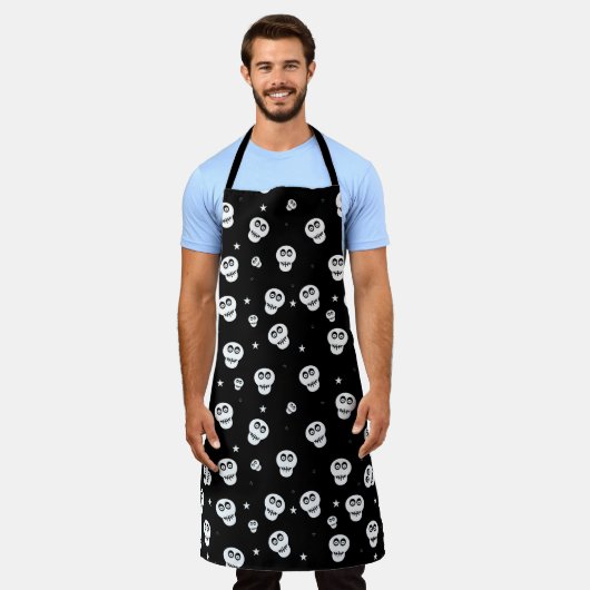 Star Skulls Schürze (Getragen)