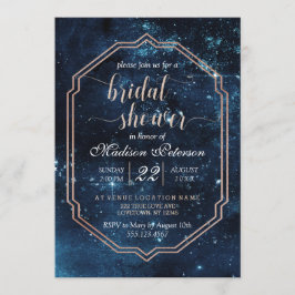Star Sky Celestial Galaxy Bridal Dusche Einladung