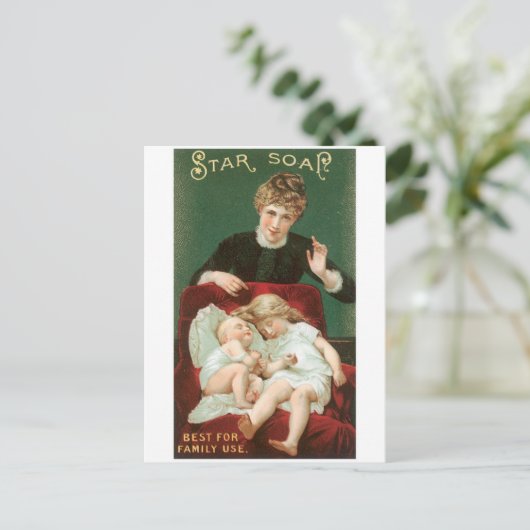 Star Soap Postkarte (Stehend Vorderseite)