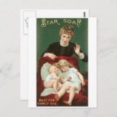 Star Soap Postkarte (Vorne/Hinten)
