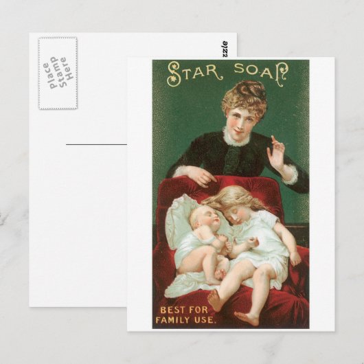 Star Soap Postkarte (Vorne/Hinten)