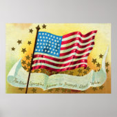 Star Spangle Banner American Flag Poster (Vorne)