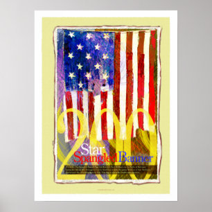 Star Spangle Banner Bicentennial Poster