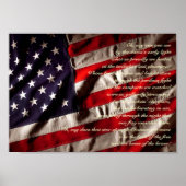 Star Spangle Banner Print Poster (Vorne)