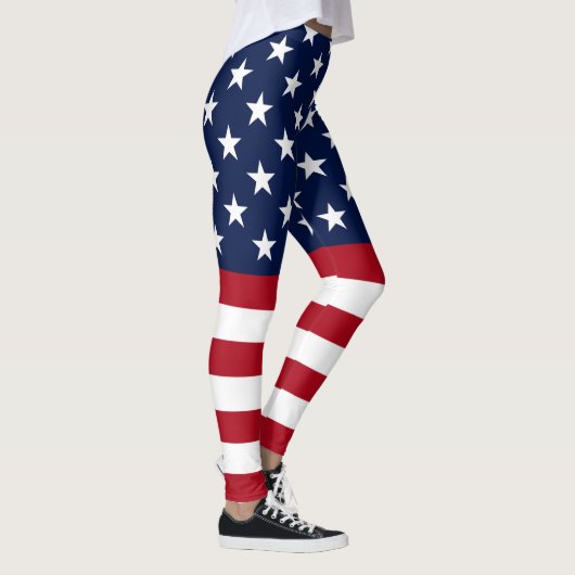 Star Spangle USA Flag Leggings (Rechts)