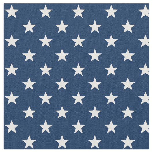 Star Spangled 1/2" Stars Blue USA Stoff (Nahaufnahme)