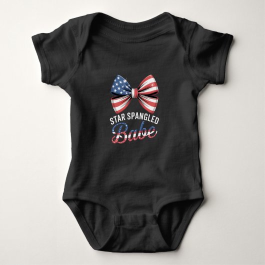 Star Spangled Babe Baby Strampler (Vorderseite)