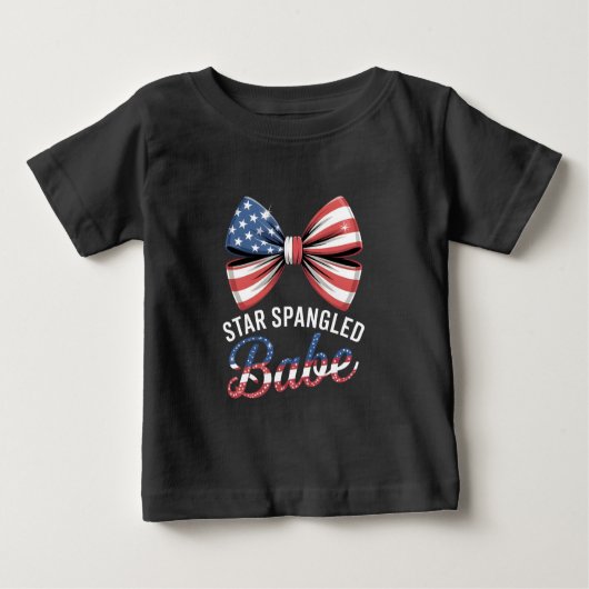 Star Spangled Babe Baby T-shirt (Vorderseite)