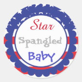 Star Spangled Baby Shooting Sticker (Vorderseite)