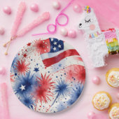 Star-Spangled Bankett-Papiertafel Pappteller (Party)