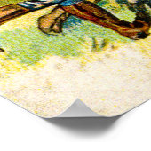 Star Spangled Banner 1908 Vintag Poster (Ecke)