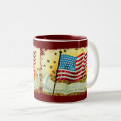Star Spangled Banner American Flag Coffee Tasse (VorderseiteRechts)
