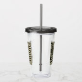 Star Spangled Banner: American Flag on Display Acryltrinkbecher (Rechts)