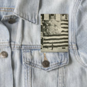 Star Spangled Banner: American Flag on Display Button (Insitu)