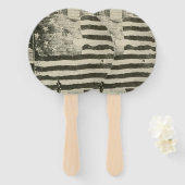 Star Spangled Banner: American Flag on Display Fächer (Vorne und Hinten)