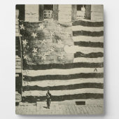 Star Spangled Banner: American Flag on Display Fotoplatte (Vorderseite)