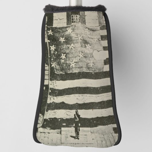 Star Spangled Banner: American Flag on Display Golf Headcover (Rotieren 90)