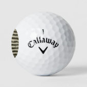 Star Spangled Banner: American Flag on Display Golfball (Logo)