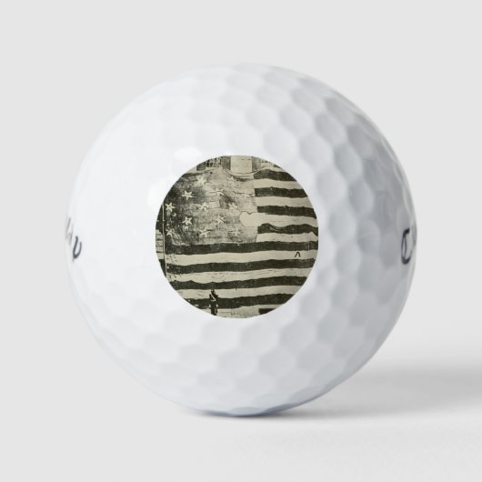 Star Spangled Banner: American Flag on Display Golfball (Vorderseite)