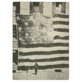 Star Spangled Banner: American Flag on Display Klemmbrett (Rückseite)