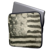 Star Spangled Banner: American Flag on Display Laptopschutzhülle (Vorderseite Links)