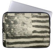 Star Spangled Banner: American Flag on Display Laptopschutzhülle (Vorderseite)