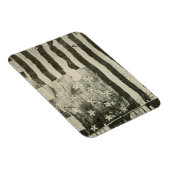 Star Spangled Banner: American Flag on Display Magnet (Rechte Seite)