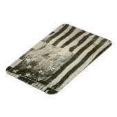 Star Spangled Banner: American Flag on Display Magnet (Linke Seite)