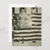 Star Spangled Banner: American Flag on Display Postkarte (Vorne/Hinten)