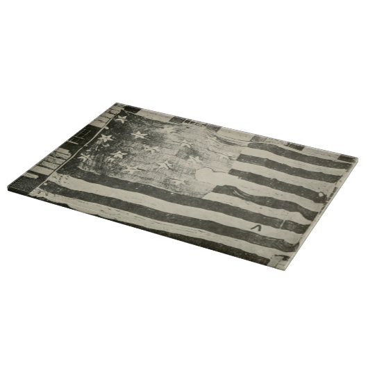 Star Spangled Banner: American Flag on Display Schneidebrett (Ecke)