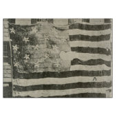 Star Spangled Banner: American Flag on Display Schneidebrett (Vorderseite)