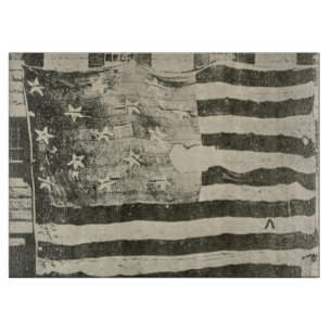 Star Spangled Banner: American Flag on Display Schneidebrett