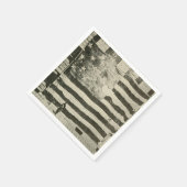 Star Spangled Banner: American Flag on Display Serviette (Ecke)