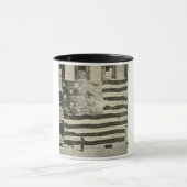 Star Spangled Banner: American Flag on Display Tasse (Zentrum)