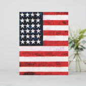 Star Spangled Banner - Amerikanische Flagge (Stehend Vorderseite)