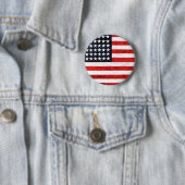 Star Spangled Banner - Amerikanische Flagge Button (Beispiel)